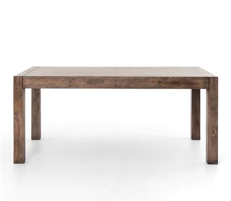 parsons modern reclaimed wood dining table zin home