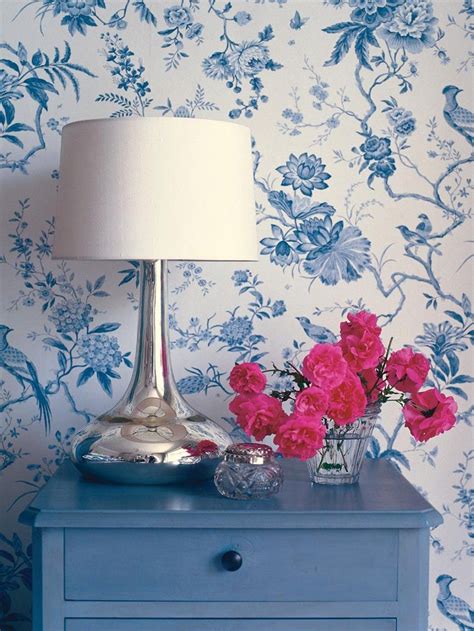 Buy Sanderson Wallpaper Pillemont Dpempi101 China Blue Online At