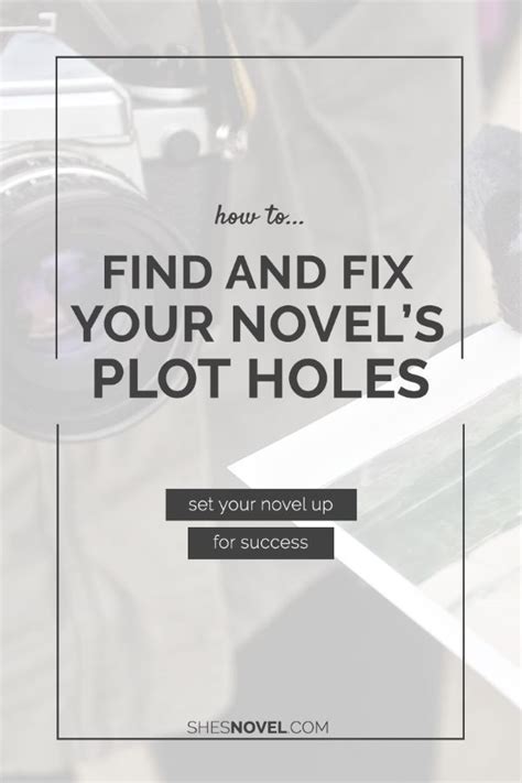 How To Find And Fix Your Novels Plot Holes Writing Tips Book Writing Tips Writing Plot