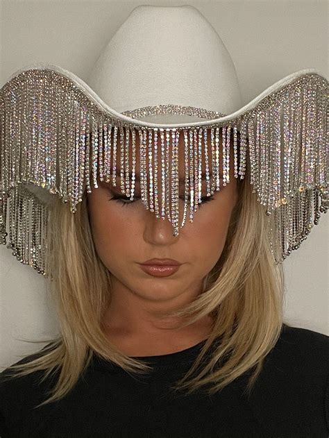 Rhinestone Cowboy Hat Lucky Cowboy Hats Cowboy Outfits Cowgirl