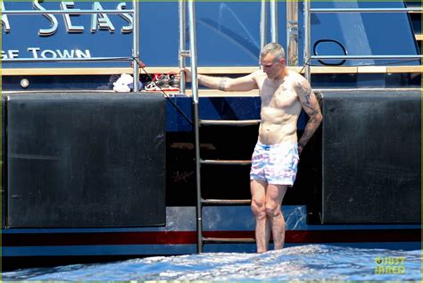 Daniel Day Lewis Shirtless Yacht Vacation In Italy Photo