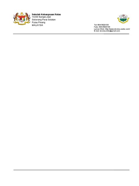 Letterhead Sekolah Pdf