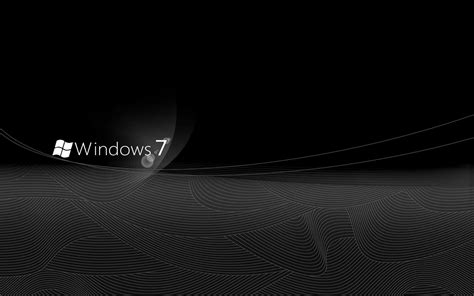 Windows 7 Backgrounds Black Wallpaper Cave