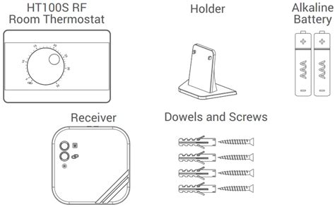 GENERAL LIFE HT100S RF Wireless Room Thermostat User Manual