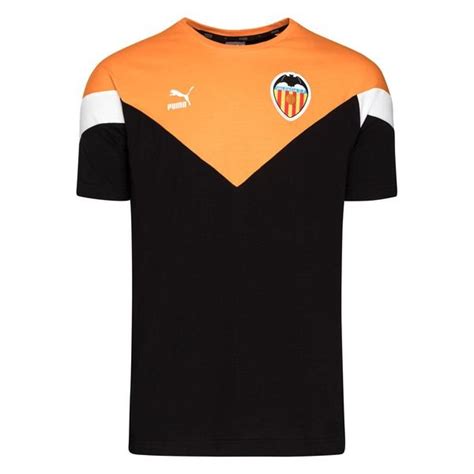 Valencia T Shirt Iconic Zwartoranje Unisportstorenl