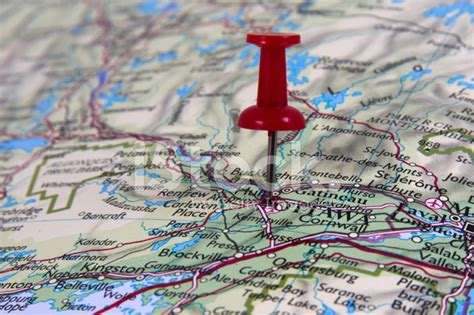 Pin In Map Stock Photo Royalty Free Freeimages