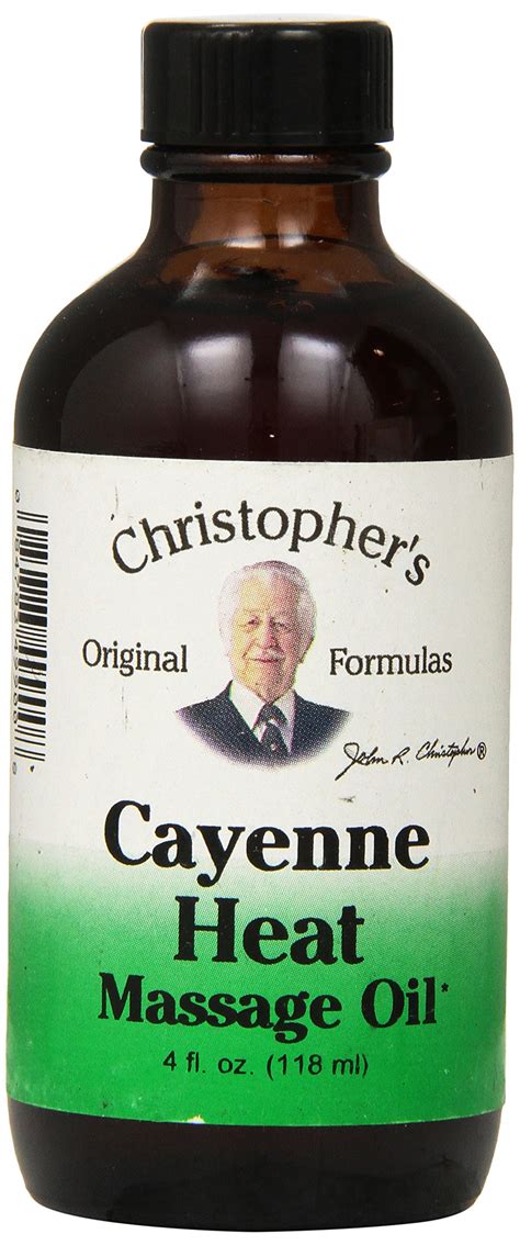 Dr Christophers Formula Cayenne Heat Massage Oil 4 Fluid Ounce