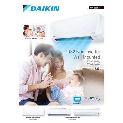 Daikin Air Conditioners Wall Mounted Non Inverter R Hp Hp