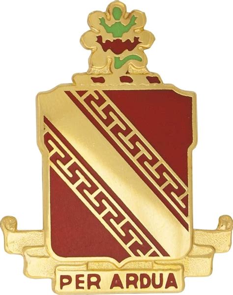 44th Air Defense Artillery Unit Crest Per Ardua Clothing