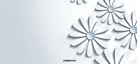 How to draw 3d paper cut optical illusion trick. 3D Paper White Flower Background, Papercut Flowers, Simple ...