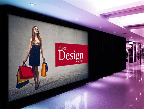 Free Shopping Mall Billboard Mockup On Behance