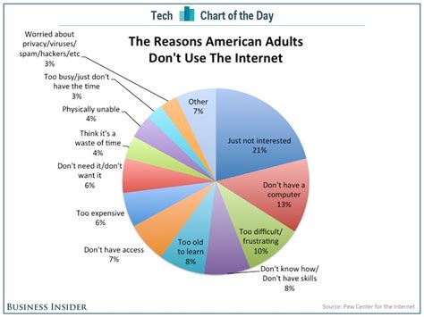 Chart Of The Day The Reason 15 Of Americans Dont Use The Internet