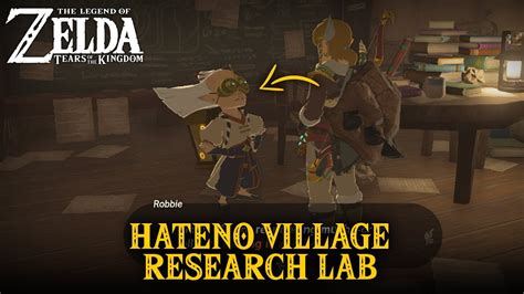 Hateno Village Research Lab Guide Zelda Tears Of The Kingdom Youtube