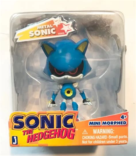 Sonic The Hedgehog Mini Morphed Figure Metal Sonic Brand New Boxed Eur