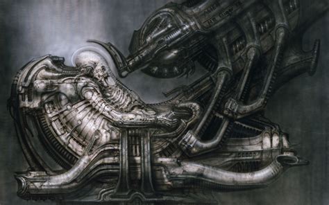 Wallpaper Id Dark Giger Horror Artwork Fantasy H Alien Evil Aliens Sci Art