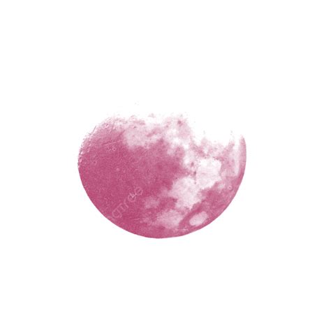 Pink Moon Changeable Background Beauty Gradient Element Png And