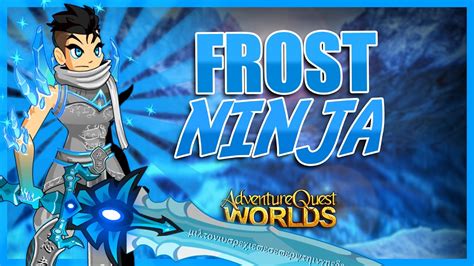 Frost Ninja Set Free Super Easy Set Aqw Adventurequest Worlds Youtube