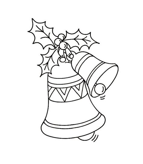 Christmas coloring pages for kids santa tracker #21570782. Free Printable Bell Coloring Pages For Kids