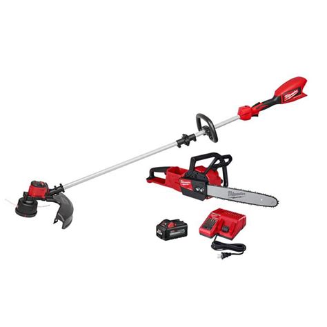 Milwaukee M Volt Lithium Ion Brushless Cordless String Trimmer Ah Battery Charger And