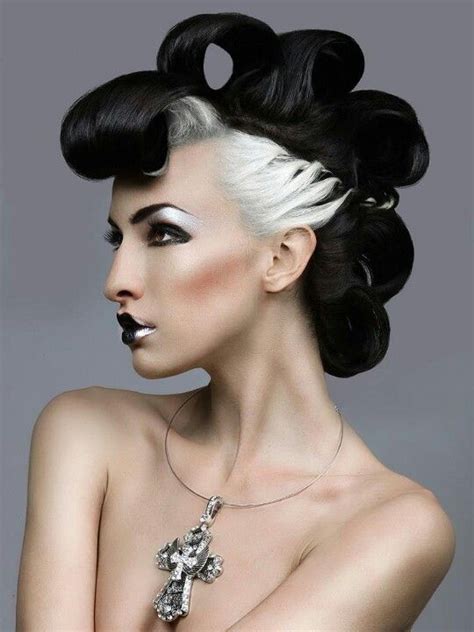 See more ideas about cruella deville, cruella, 101 dalmatians. Pin by Catherine Vigil on Hair & Makeup | Artistic hair ...