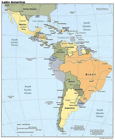 Central Americacountries In Latin America Cuba Coast Rica Dominican