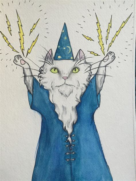 Wizard Cat By Inoas On Deviantart