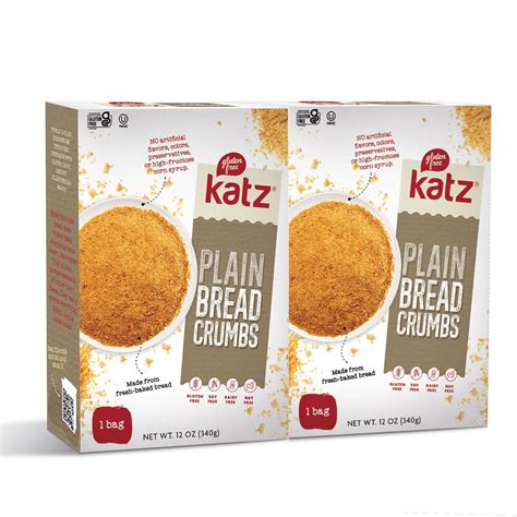 Katz Gluten Free Bread Crumbs Plain Unseasoned Crispy