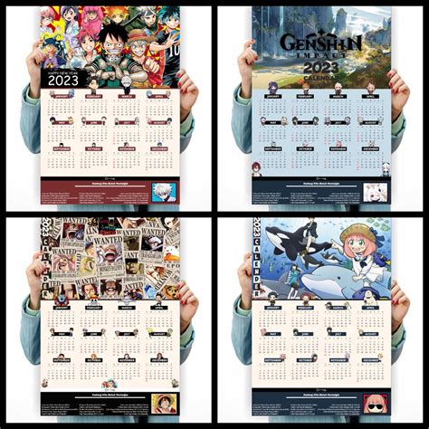 Calendario Anime 2023 2023 Calendario Masehi Spy X Familia Haikyuu