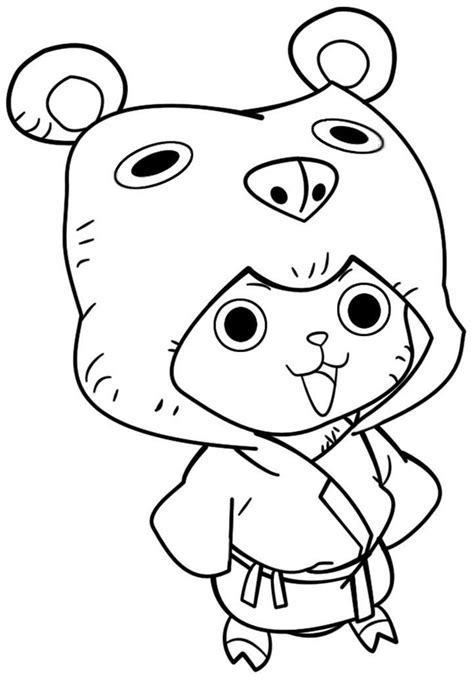 Chopper Wearing Cute Suit Coloring Page Free Printable Coloring Pages Sexiz Pix
