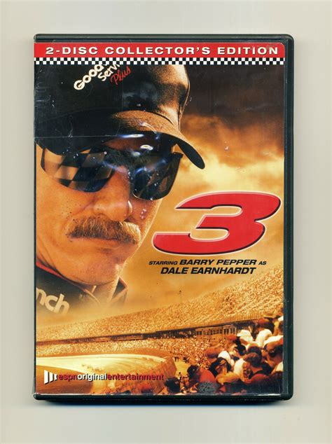 3 the dale earnhardt story dvd 2004 2 disc set collectors edition heroes sports cards