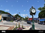 A view of Belmont Center (downtown Belmont), Massachusetts in Metro ...