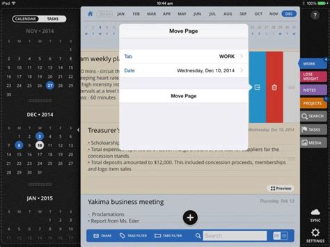 How To Move A Page In Another Tab In Daily Notes Dec Calendar High
