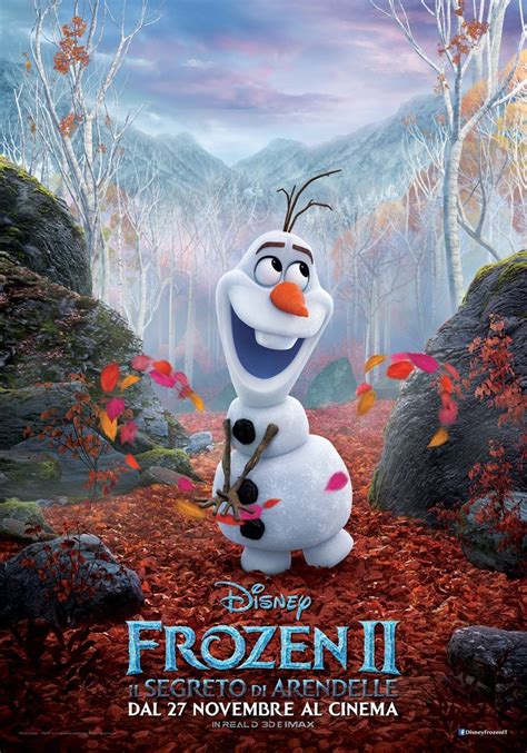 Frozen 2 Italian Character Poster Olaf Disneys Frozen 2 Photo