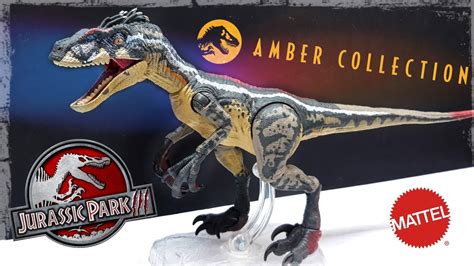 2021 Mattel Amber Collection Jurassic Park 3 Velociraptor Review