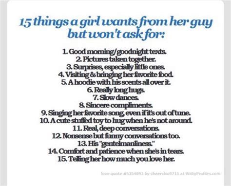 15 things a girl wants from her guy but won t ask for 💕 musely
