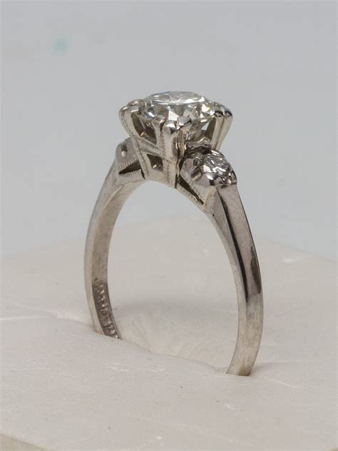 With a century of engagement rings influencing our ring styles, it's kind of amazing we can ever decide on one ring at all. Platinum and Diamond Engagement Ring circa 1940s For Sale at 1stdibs