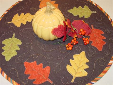 Fall Frolic Kit And Pattern For Quilted Table Topper Etsy