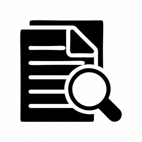 Document File Paper Research Sheet Icon