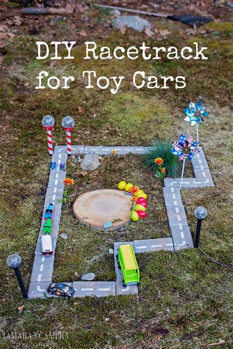 Diy Garden Racetrack For Toy Cars Tamara Like Camera