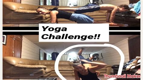 Brother And Sister Do The Yoga Challenge Youtube