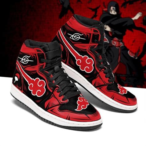 Akatsuki Air Jordan Naruto Anime Custom Shoes M31 Customized