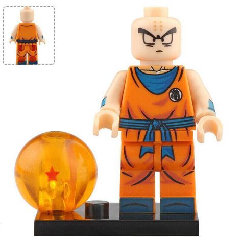 8pcs Set Dragon Ball Z Android 17 Satan Piccolo Krillin Mai Lego Minifigures Figures