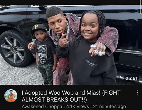 Nle Choppa On Twitter I Adopted Woo Wop And Mias Fight Almost