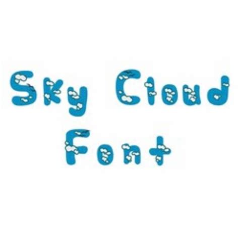 Sky Cloud Font Embroidery Font Classification Embroidery Fonts By