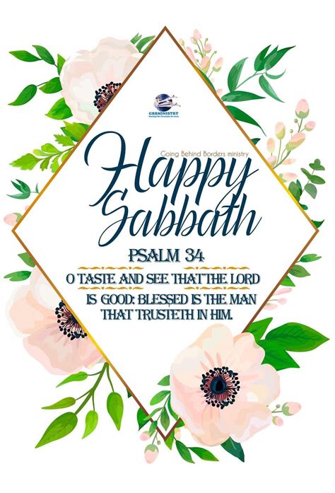 Blessed Is The Man That Trust In The Lord Saturday Sabbath Sabbath Day