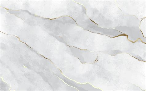 White Stone Marble Texture With Golden Strokes 1313956 Vector Art At