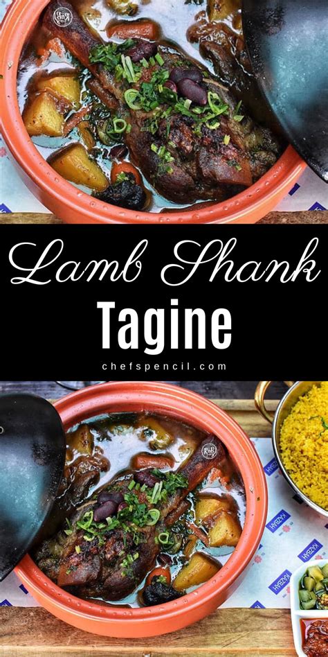 Lamb Shank Tagine Chefs Pencil Recipe Tagine Recipes Lamb