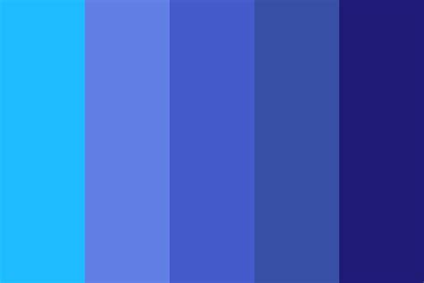 Blue Sunset Color Palette