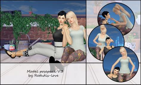 Model Posepack V3 At Rethdis Love Sims 4 Updates
