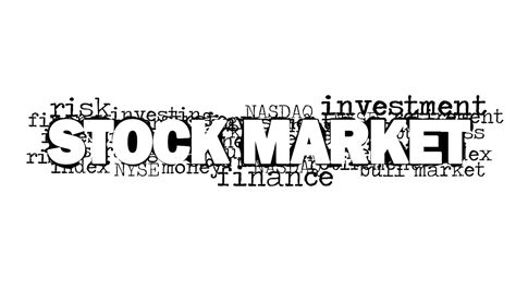 Stock Market Word Cloud Picture For Powerpoint Slidemodel